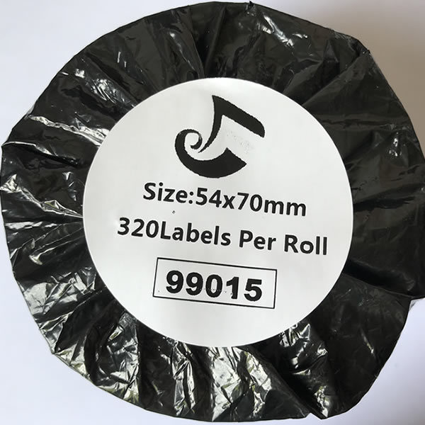 达美Dymo 99015 兼容打印条码不干胶标签 54X70mm320张