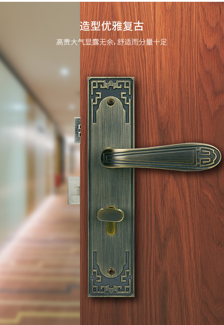 【厂家直销】豪华门锁办公室房间门家具锁锌合