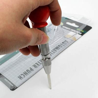 Automatic center punch positioner with red cap semi-automatic center punch window breaker automatic sample punch 127mm
