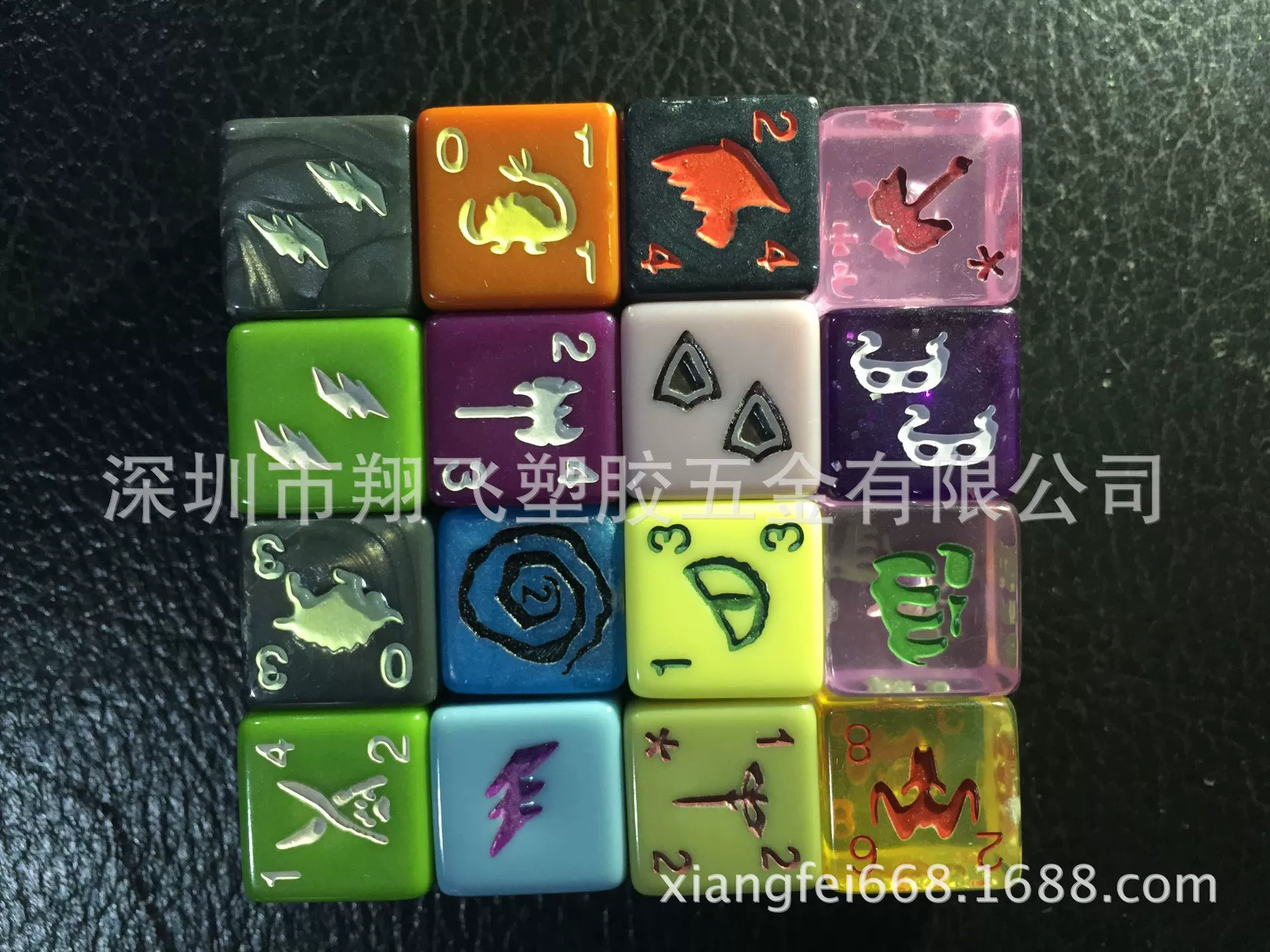 Новая рекомендация акриловая смола кости очки смолы кости прозрачные закругленные углы игры смолы кости оптом