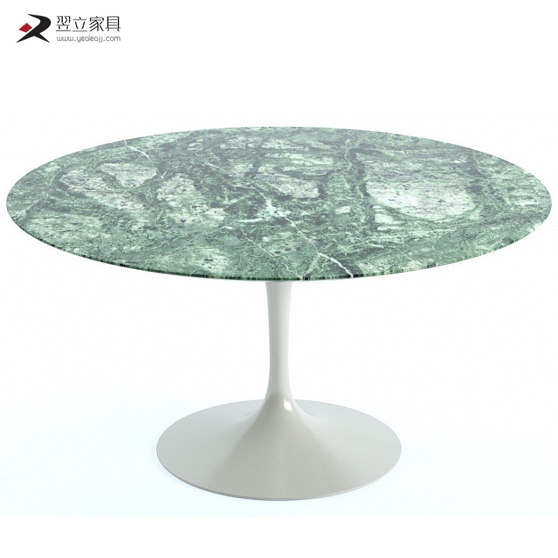 欧式郁金香桌大理石餐桌时尚咖啡桌会客桌洽谈桌阳台休闲桌子