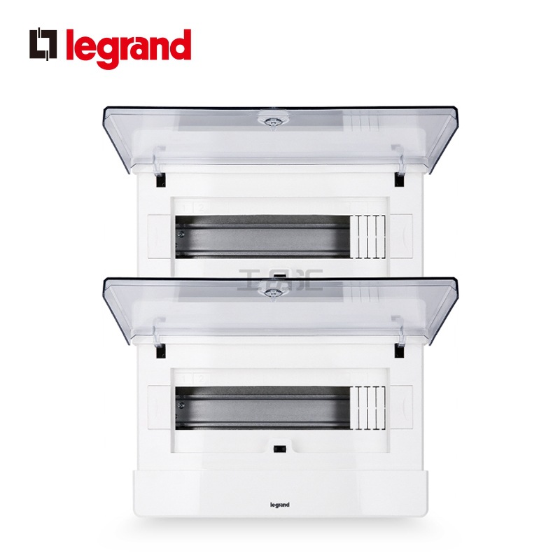 罗格朗 24位终端配电箱(暗装)两排，透明门；430015