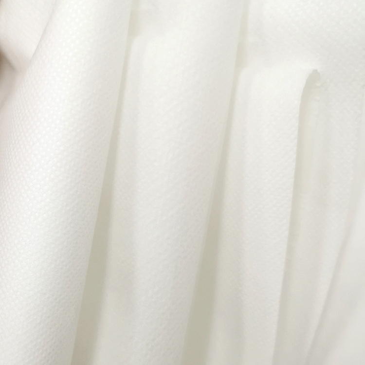 厂家生产 白色大花格子复合布 SF防护服专用原料 仿韩料复合布
