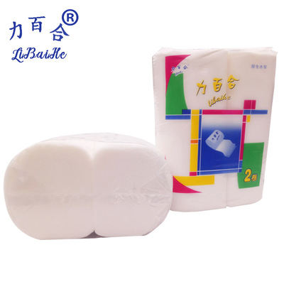 力百合料理卫生纸双卷压花无芯超强去油去污厨房纸巾家用厨房用纸