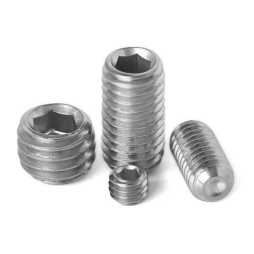 304 stainless steel hexagon socket set screw DIN916 stop jack screw concave end machine screw M2-M12