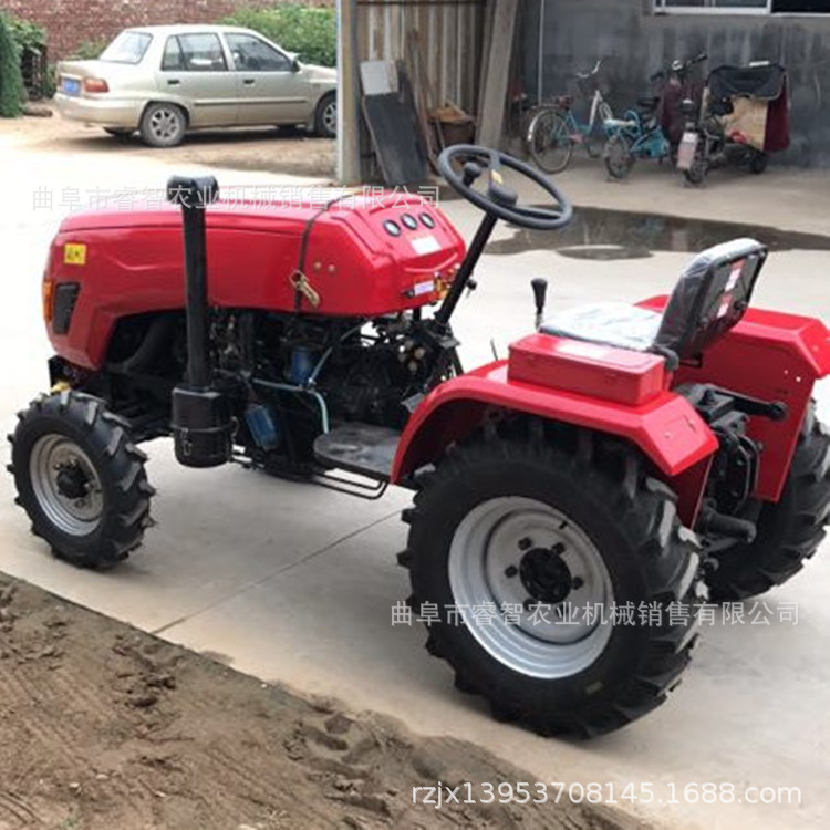 四驱低矮型小四轮旋耕机果园开沟施肥喷药设备