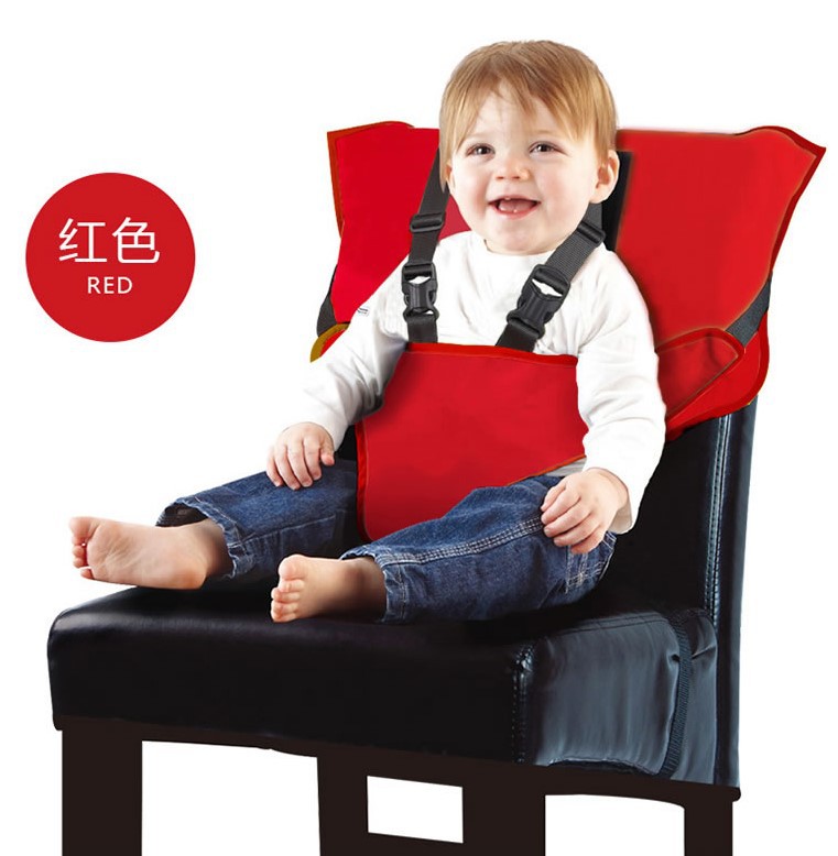 嬰幼兒餐椅套折疊輕便餐椅固定帶 便攜式嬰幼兒餐椅綁帶