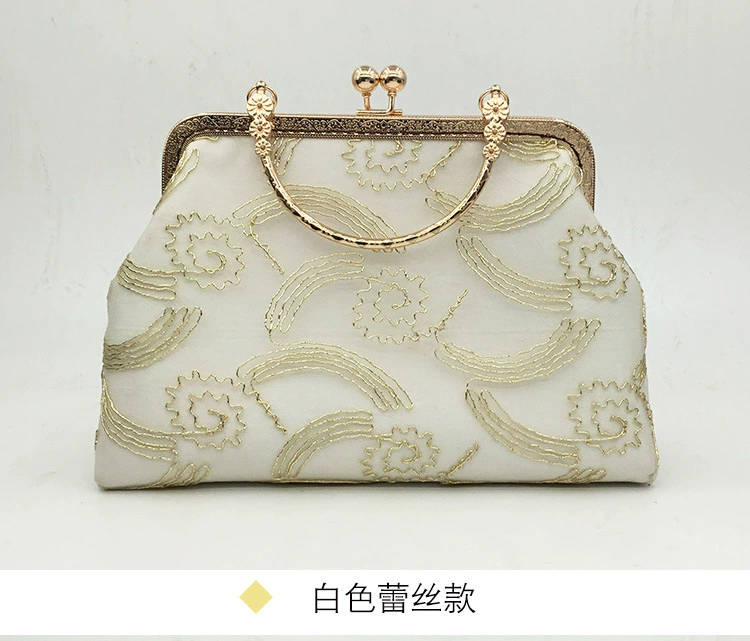 Ручная handmade Xinqing дизайнерская трёхмерная сладкая леди-литературная винтажная ручная форма золотая сумка