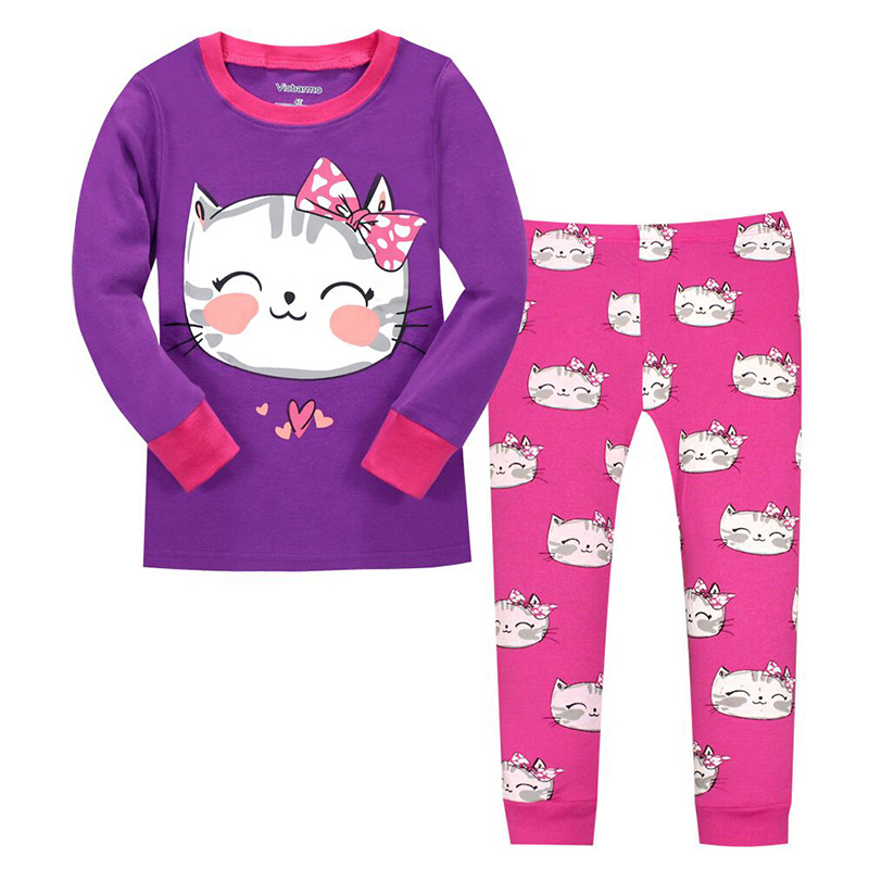 Children's cotton home clothes suits, pa...