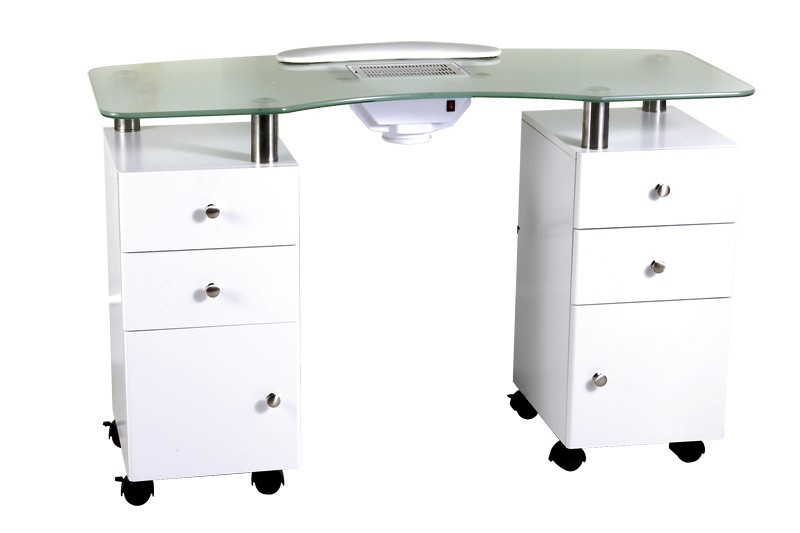 现代简约美甲桌 专业修甲台 美容院 家庭 Manicure Table