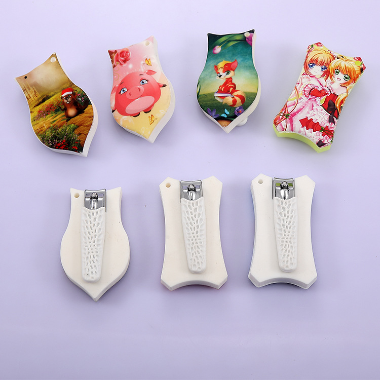 厂家批发修甲工具 指甲刀 喷图软胶指甲剪 硅胶套指甲钳|ms