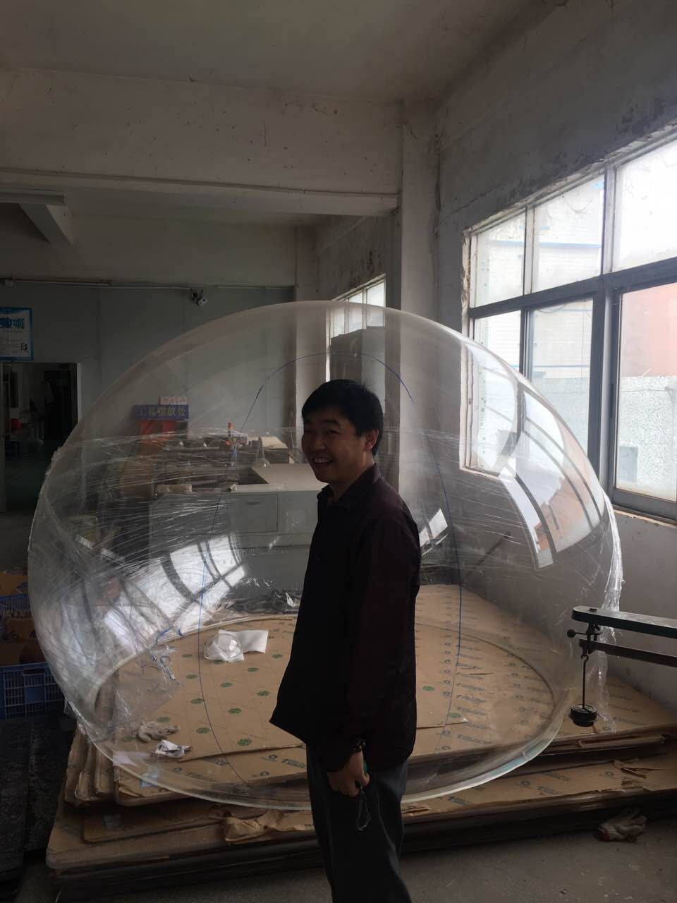 制作亚克力球 水晶球  可开门对切或任何款式都可制作