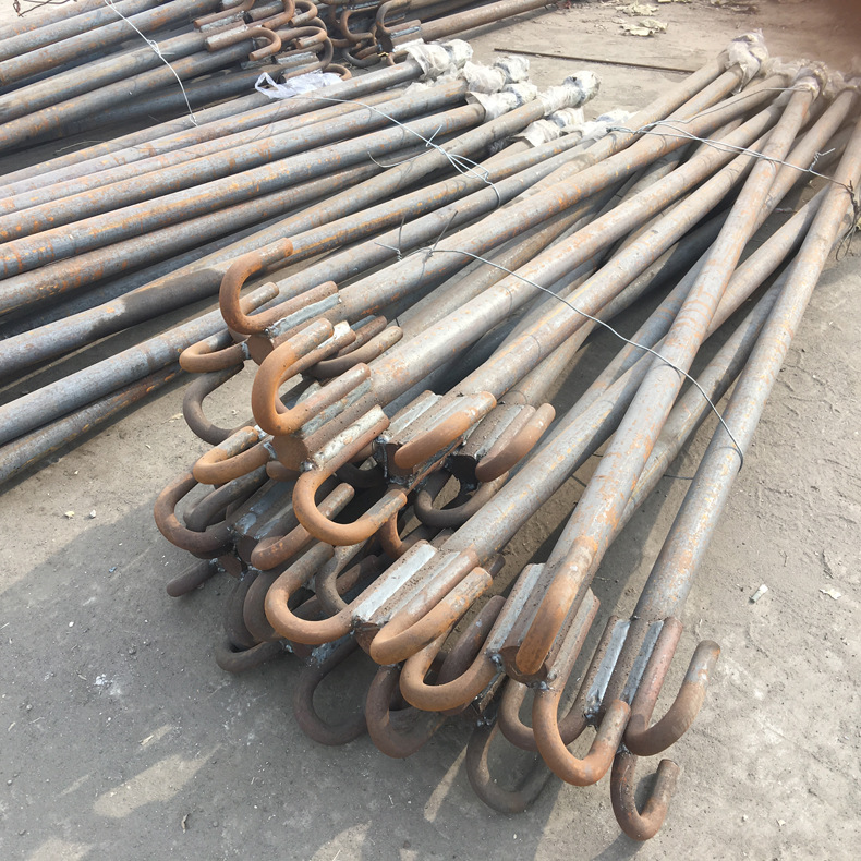 M27*100国标碳钢4.8级猫爪地脚螺栓 猫爪地脚丝预埋件 现货销售