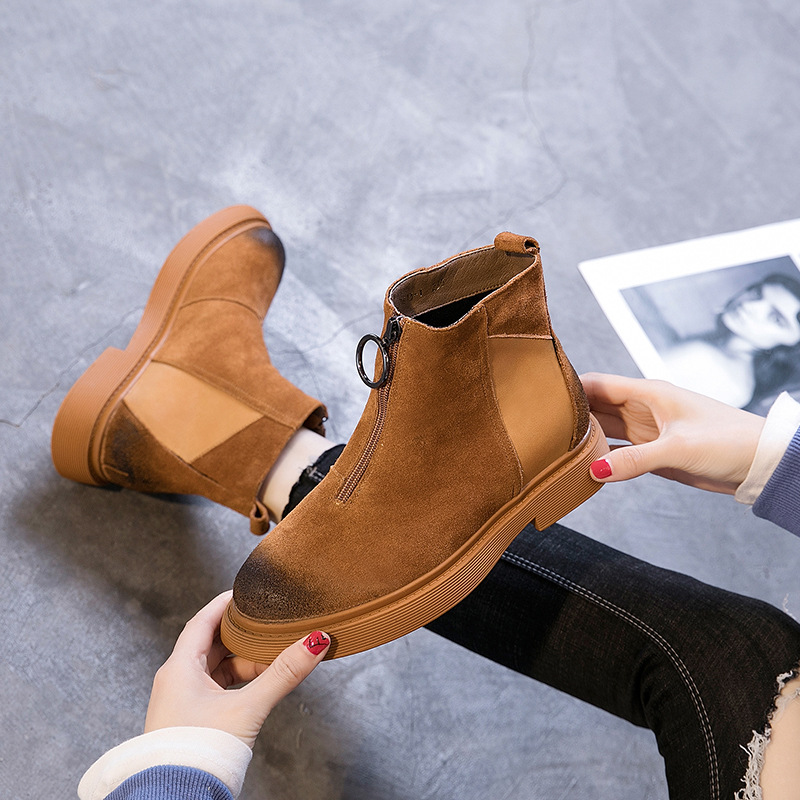 Bottes femme en En cuir - Ref 3355089 Image 4