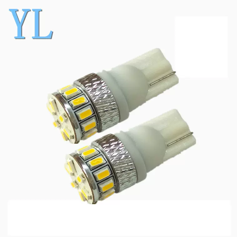 厂家供应LED车灯 T10 18SMD 3014 LED仪表灯 LED指示灯 颜色齐全