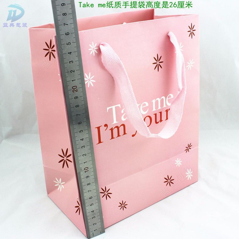 Take me纸质手提袋高度是26厘米.jpg