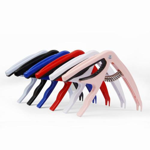 Plastic dual-purpose capo, ABS guitar capo, one-clip dual-purpose capo, string pegs