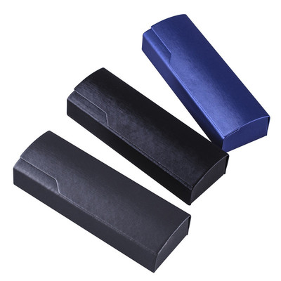 2021新款手工眼镜包装盒皮质金属眼镜盒子手工盒批发可印logo店标