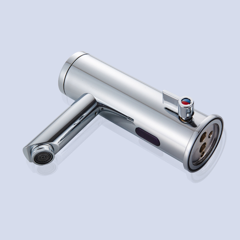 Cobre automático de inducción inteligente grifo caliente y frío integrado inducción grifo infrarrojo inducción lavadora de manos