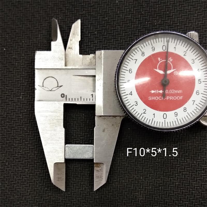 工厂批发方形钕铁硼稀土N38F10*5*1.5MM强力 磁铁