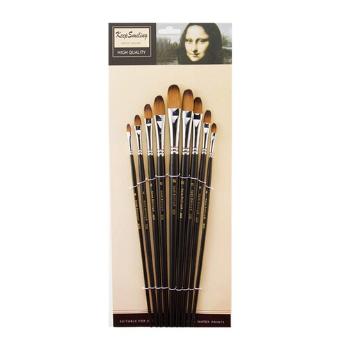 Nylon brush set 9 gouache gouache painting pen board brush acrylic pen art pen studio art supplies