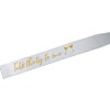 30 -year -old daily party shoulder strap etiquette belt Talk Thirty to me single -layer gold powder printed shoulder strap