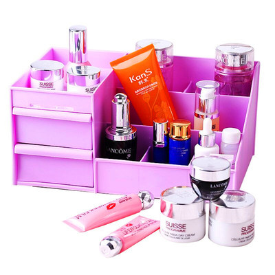 Large Cosmetics storage box Plastic Drawer Storage box dresser desktop storage box Arrangement On behalf of