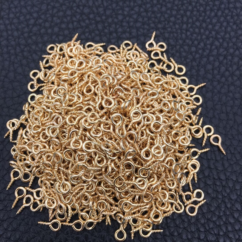 Claw nails diy Metal Accessories golden silvery 100 Pieces of a package