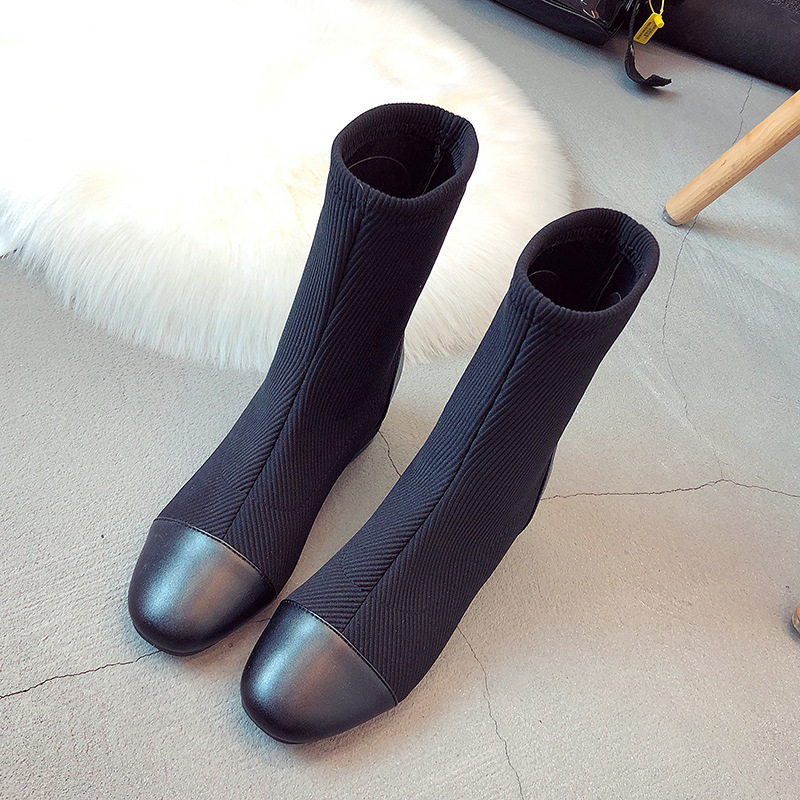 Bottes femme en PU artificiel - Ref 3355205 Image 3