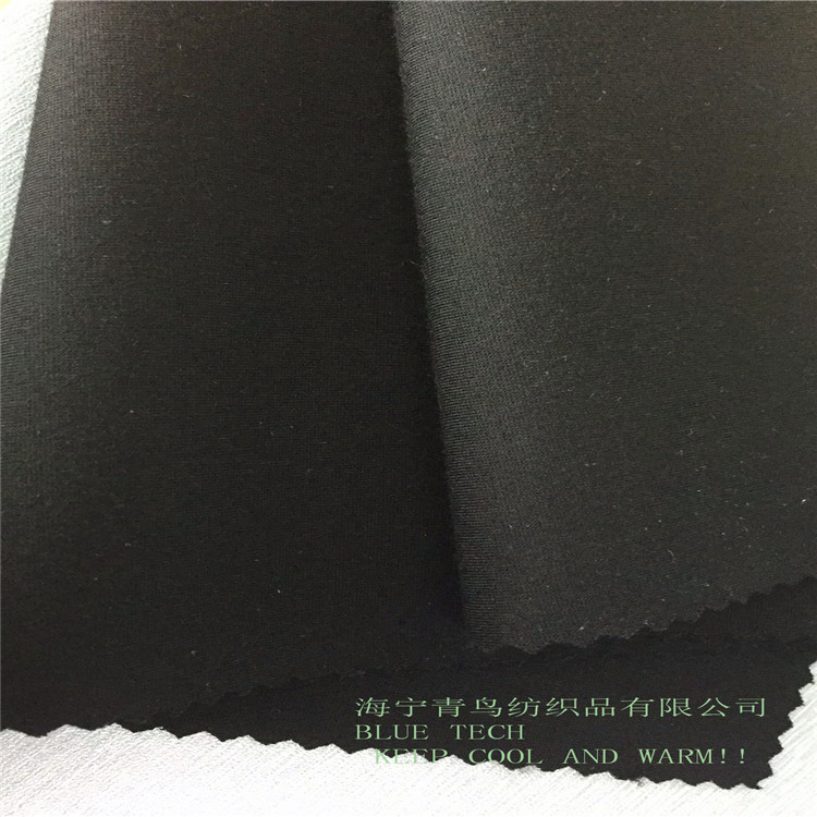 锦棉空气层 高弹空气层 涤氨太空棉 小西装泡泡裙布料