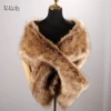 Grass brown widened shawl