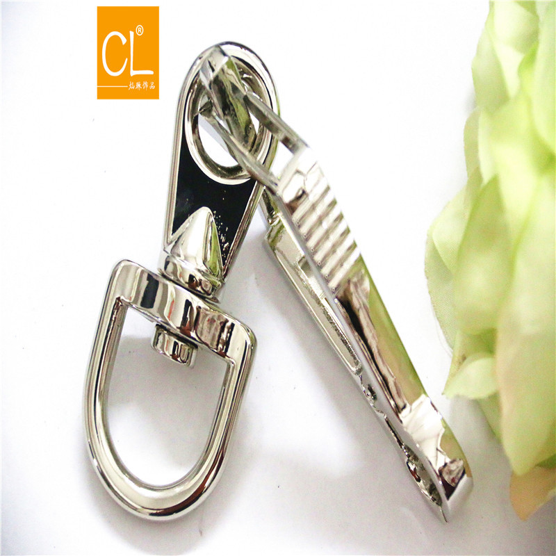 女包金属五金钩扣 手挽旋转钩扣 箱包配件U型搭扣 锌合金鳄鱼夹
