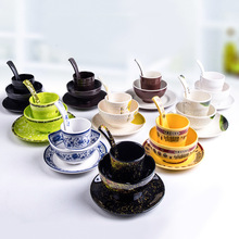 密胺仿瓷火锅摆台四件套餐具饭店餐厅快餐店酒店专用餐具厂家批发