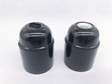 现货供应品质 E26自锁光身灯头灯座 E26电木胶环保灯座厂家批发
