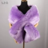 Violet wide shawl
