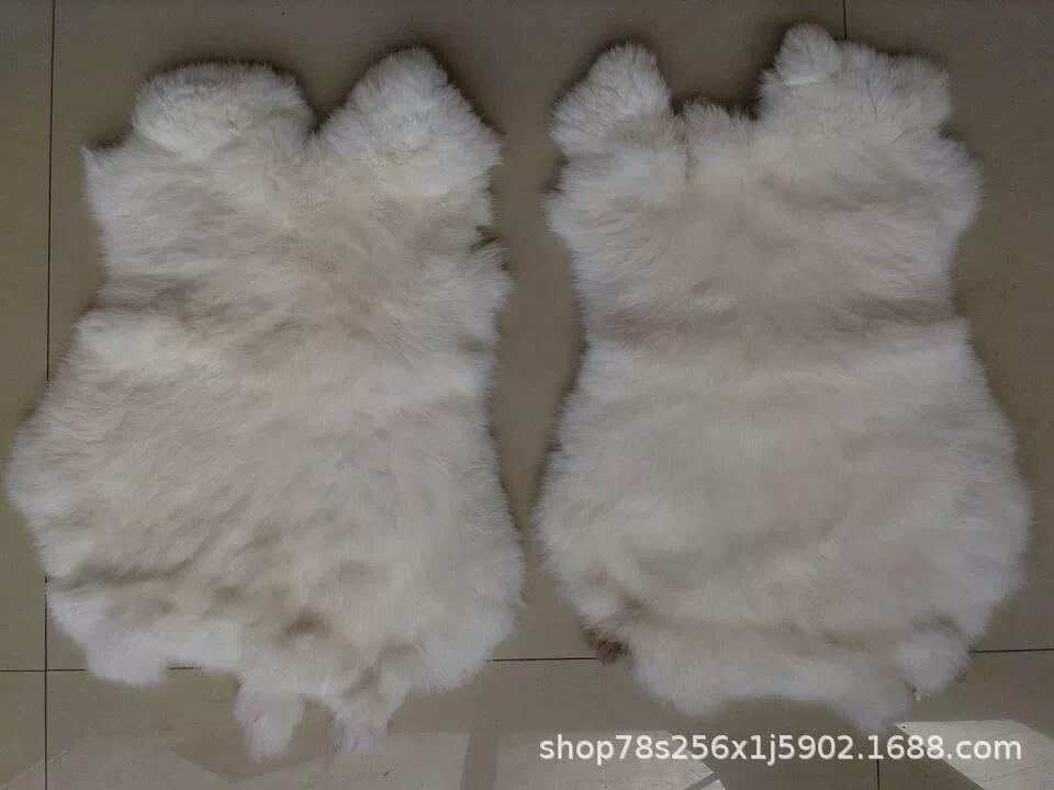  Supply rabbit skin natural color white grass -colored gray house rabbit leather grass grass rabbit skin
