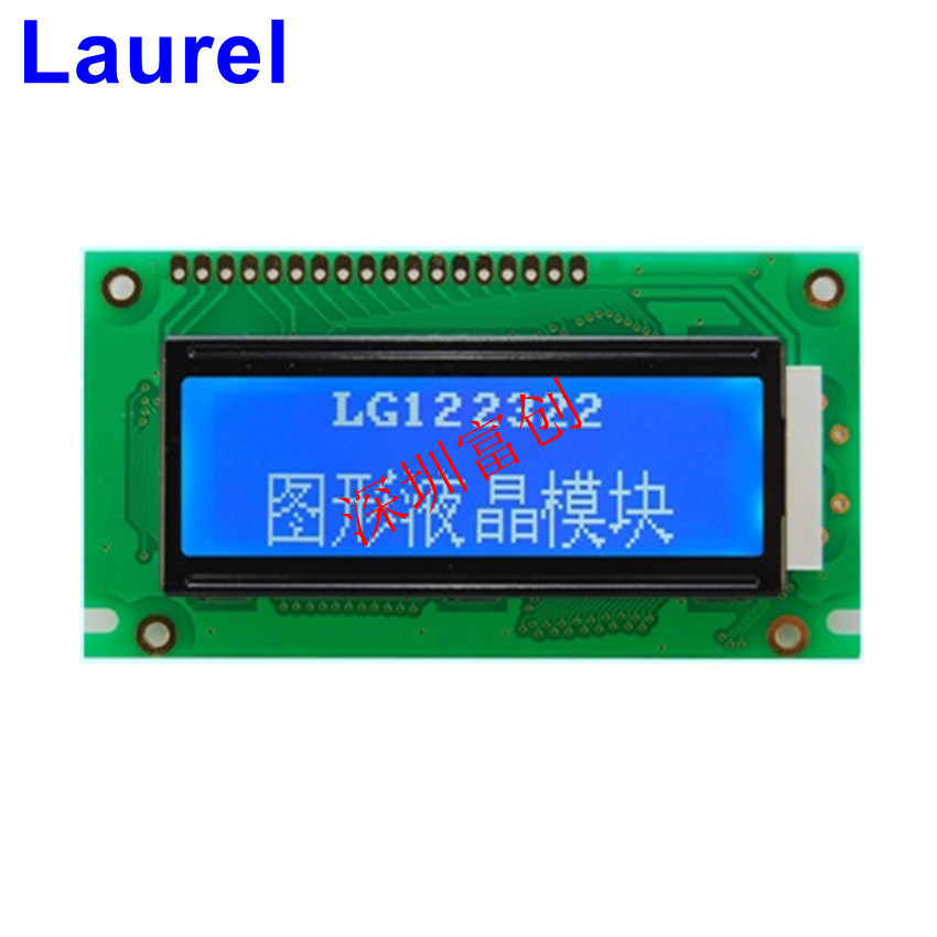蓝屏12232 液晶显示屏118pin 84*44mm  富创 LG122322BMDWH6V