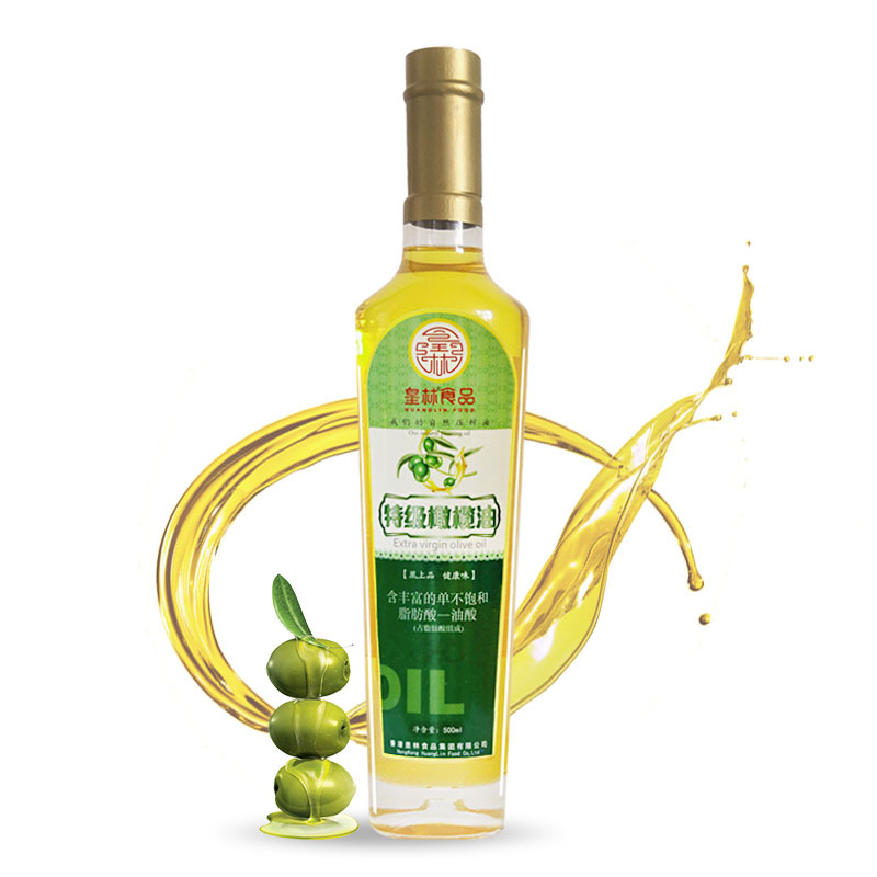 厂家直销皇林500ml橄榄油 一级冷榨食用油团购送礼高档油一件代发|ms