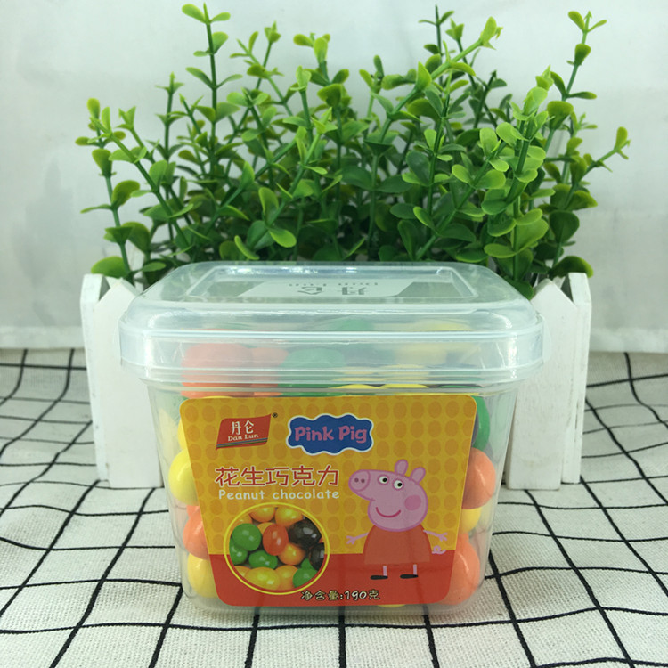 wholesale Hong Kong Imported Food Dan Lun Pig peanut chocolate 190g1*20 box/Box