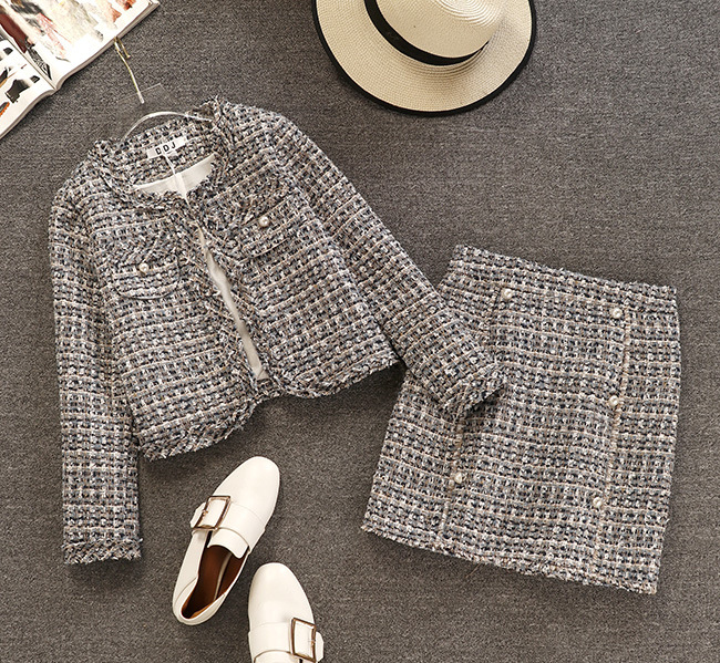 Costume femme en Tweed - Ref 3335675 Image 1