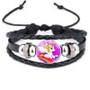 Multicoloured cartoon accessory, glossy bracelet, suitable for import