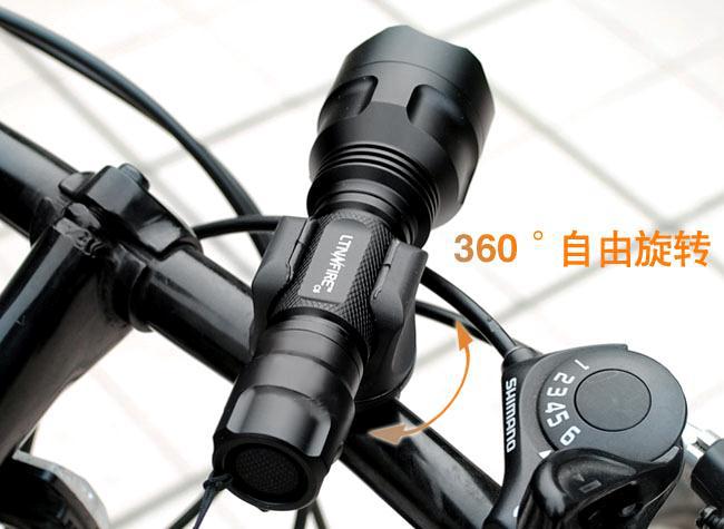 Bicycle light stand 360 degree rotating bicycle light stand mountain bike bicycle flashlight stand bicycle accessories