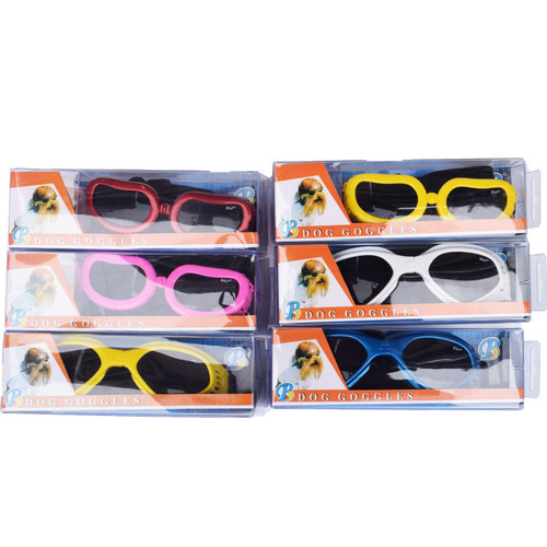 Pet glasses, foldable dog sunglasses, pet accessories, windproof and sun protection, six colors available