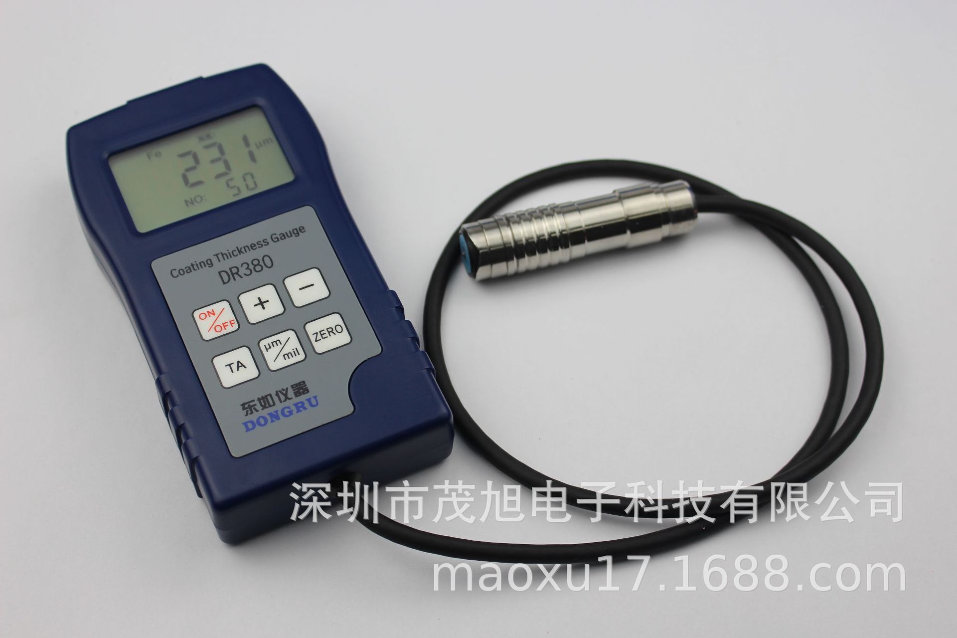 东如【DR380】两用涂层测厚仪 铁铝漆膜干膜膜厚仪金属覆层测厚仪