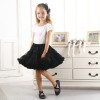 Cross -border INS style Exit Europe and the United States Super soft tie ten -color soft yarn child waist skirt TUTU skirt