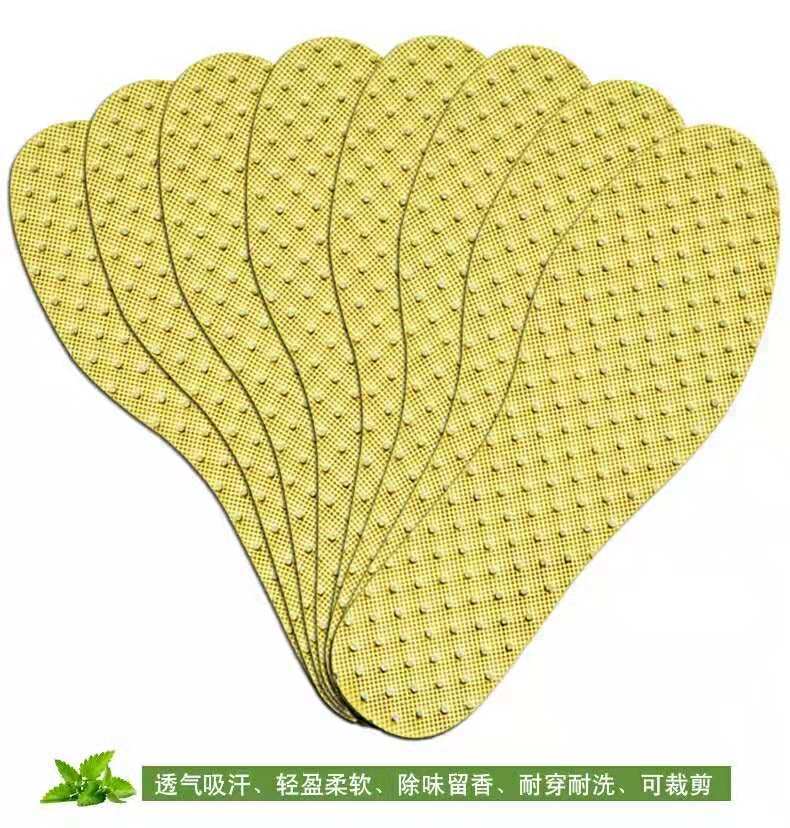 Deodorization Insole Deodorant Sweat ventilation thickening Flavoring men and women Can be cut disposable hygiene Insole