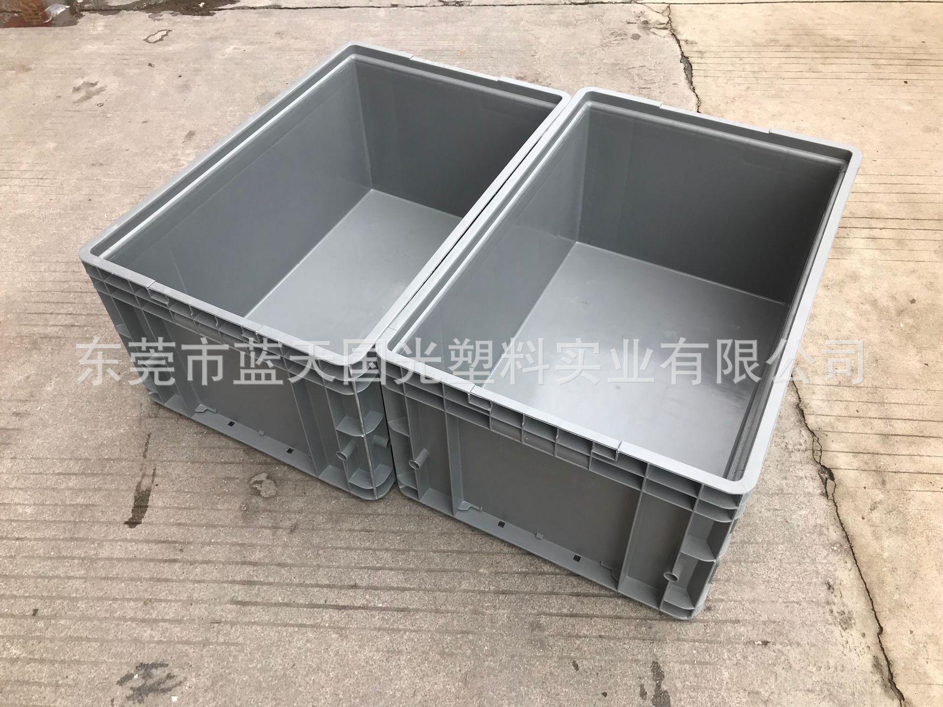 EU塑料零件箱汽配欧标箱加厚600*400*280塑料物流箱EU箱HP箱