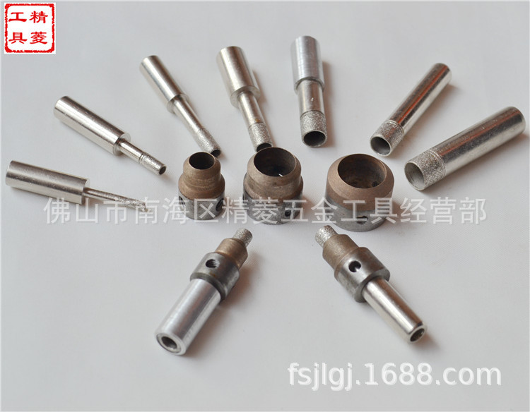 3-45mm电铸钻头锅盖玻璃钻头玻璃开孔器钻4mm玻璃可达15000孔以上