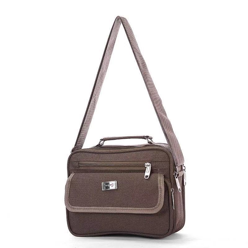 One Shoulder Oblique Cross Business Bag Women's General Multi-Functional Men's Bag Handbag Wear-Resistant Large Capacity Leisure Fashion Manufacturers undefined