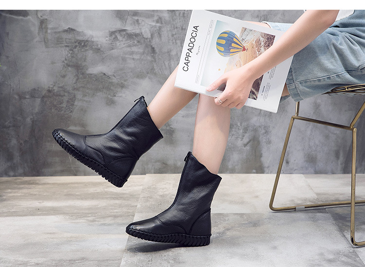 Bottes femme en En cuir - Ref 3354787 Image 30